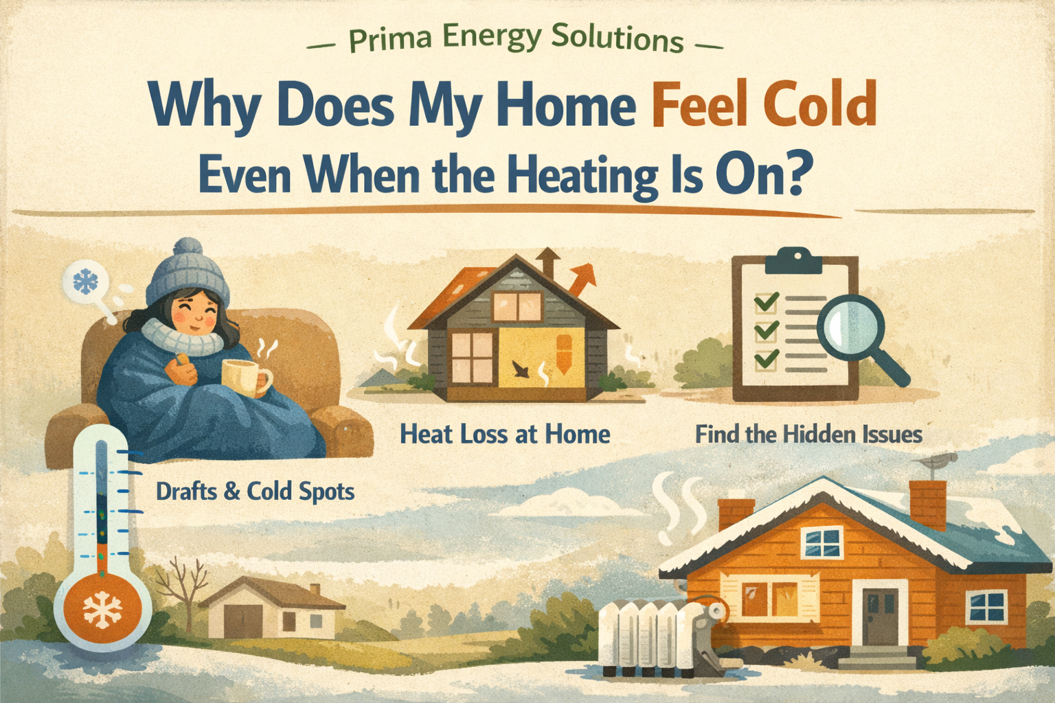 Why Does My Home Feel Cold Even When the Heating Is On?